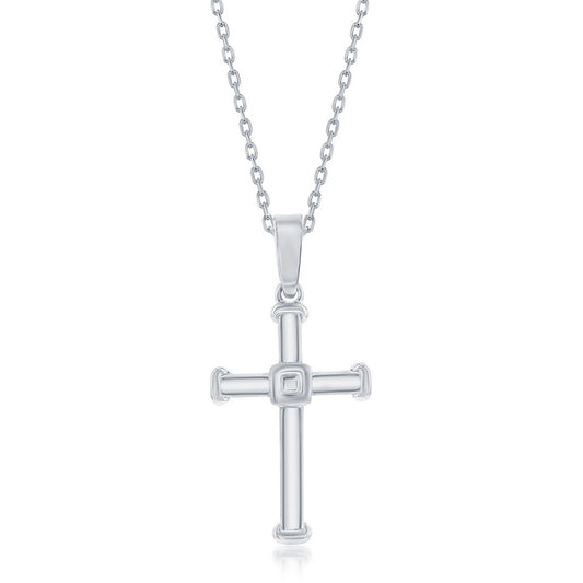 Sterling Silver Medium Cross Pendant