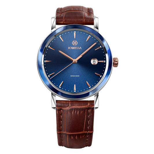 MAGNO, Swiss Quartz Watch, 20mm Band - Rose & Blue Dial | MSRP: $299.90