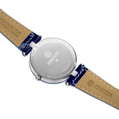 FACET STRASS, Brilliant-Cut, Swiss Quartz Watch, 15mm Band - Blue Dial | MSRP: $299.90