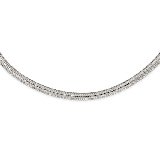Stainless Steel Polished 8mm 18in Necklace