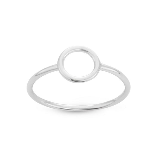Sterling Silver Small Open Circle Ring