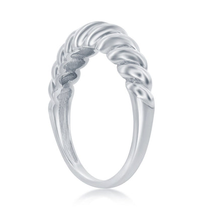 Sterling Silver Croissant Ring