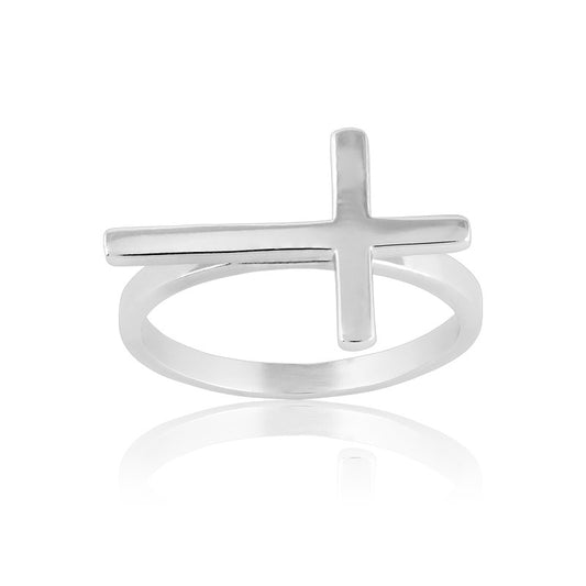 Sterling Silver Cross Ring